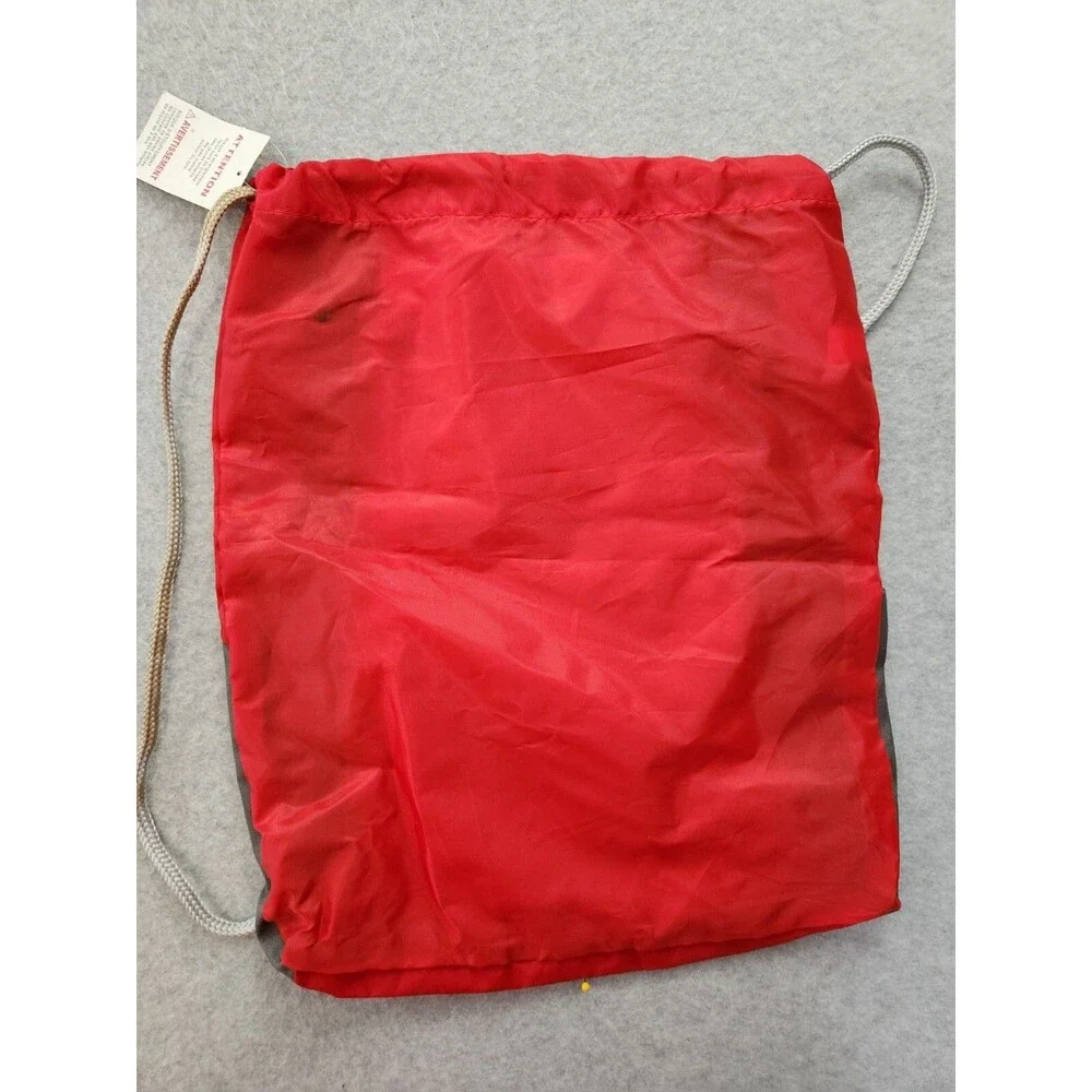 Mickey Mouse‎ Cinch Top Backpack Lightweight Red Drawstring Bag Travel Disney